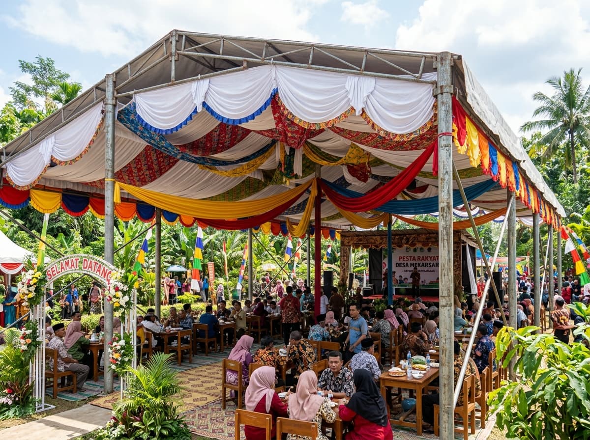 Tenda Terop Hajatan Mini Serbaguna